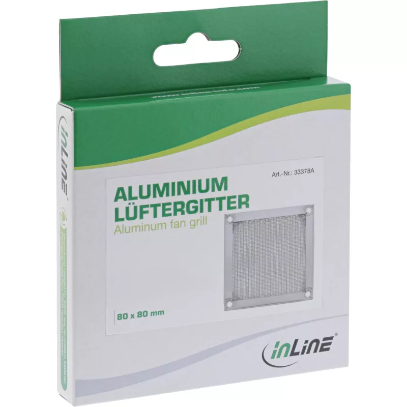 InLine Lüftergitter Aluminiumfilter InLine 33378A