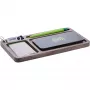 Organizer InLine WoodCharge mit Qi-Ladefläche und USB-Stromquelle