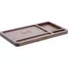 Organizer InLine WoodCharge mit Qi-Ladefläche und USB-Stromquelle