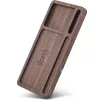 Organizer InLine WoodCharge mit Qi-Ladefläche und USB-Stromquelle