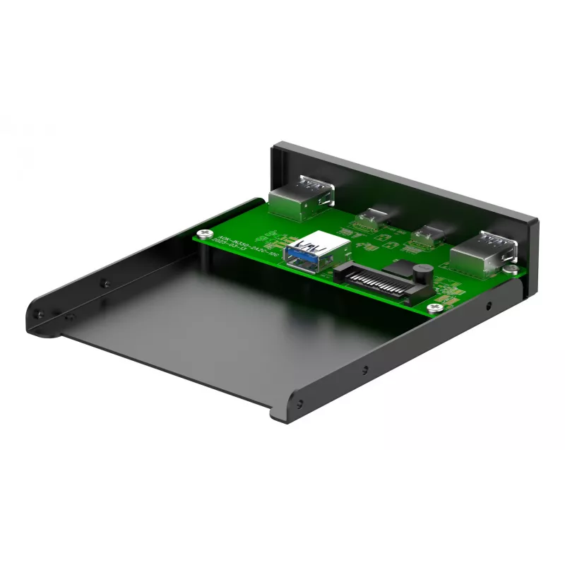 InLine 33456C Laufwerkschachtblende 8.89 cm (3.5 Zoll) I/O-Ports-Blende Schwarz