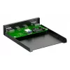 InLine 33456C Laufwerkschachtblende 8.89 cm (3.5 Zoll) I/O-Ports-Blende Schwarz