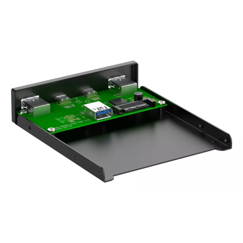 InLine 33456C Laufwerkschachtblende 8.89 cm (3.5 Zoll) I/O-Ports-Blende Schwarz