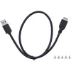 InLine 33456C Laufwerkschachtblende 8.89 cm (3.5 Zoll) I/O-Ports-Blende Schwarz