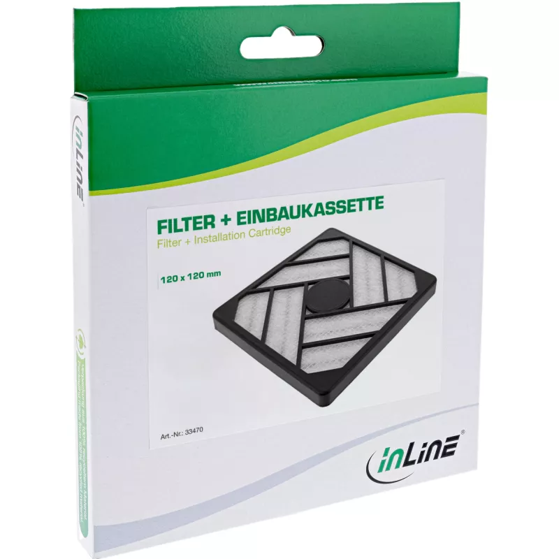 InLine Filter + Installationspatrone, 120 x 120 mm