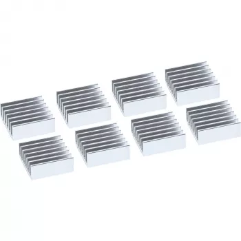 InLine IC-Chip-Kühlkörper, selbstklebende Kühlrippen, 8 Stk.