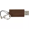 InLine USB 3.0 Flash-Laufwerk, Walnussholz, mit Schlüsselanhänger, 8 GB