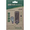 InLine USB 3.0 Flash-Laufwerk, Walnussholz, mit Schlüsselanhänger, 8 GB