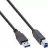 InLine USB 3.2 Gen.1 7 Port Hub Aluminiumgehäuse mit 2,5A Netzteil, schwarz