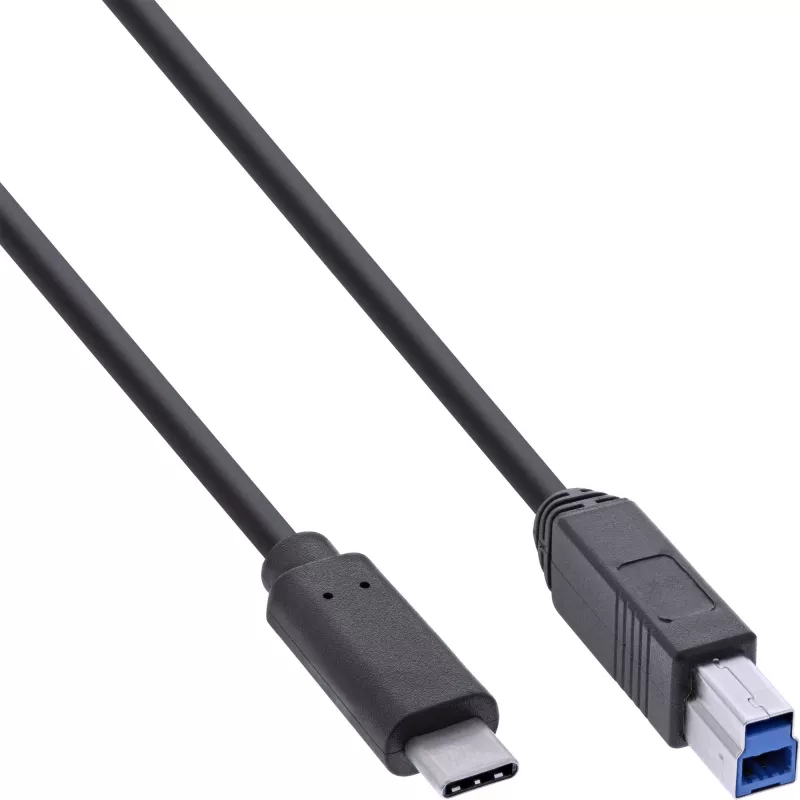 InLine USB 3.2 Gen.1 7 Port Hub Aluminiumgehäuse mit 2,5A Netzteil, schwarz
