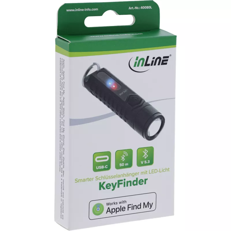 Finder InLine 40080L GPS-Tracker Universal Schwarz Akkulaufzeit 6h