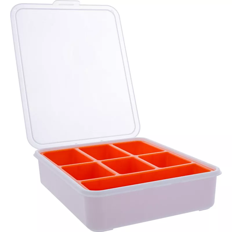 InLine Kleinmaterialbox, 7 Fächer, 180 x 140 x 40 mm, orange
