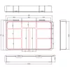 InLine Kleinteilebox, 9 Fächer, 290x185x45mm, orange