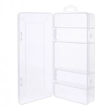 InLine Kleinteilebox, 5 Fächer, 206x107x33mm, transparent