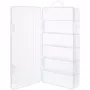 InLine Kleinbehälter-Box, 6 Fächer, 206x107x33mm, transparent