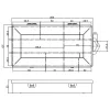 InLine Kleinteilebox 10 Fächer 206x107x33mm, transparent