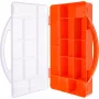 InLine Kleinteilekasten, 11 Fächer, 271x186x40mm, orange