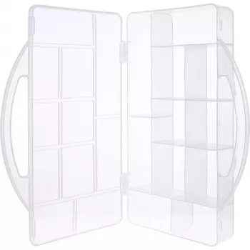 InLine Kleinteilebox ,11 Fächer, 271x186x40mm, transparent