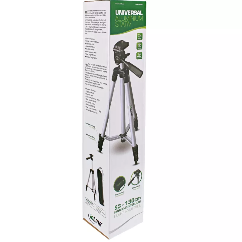 InLine Professional Aluminium-Stativ 3 Beine bis 1,30 m