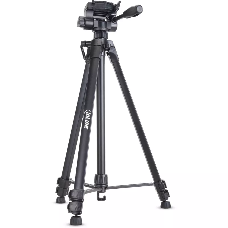 InLine Professional leichtes Stativ schwarz 5 kg Tragfähigkeit 173 cm Höhe