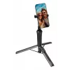 Selfie-Stick-Stativ InLine 48091 mit Bluetooth-Fernbedienung – ausziehbarer Smartphone-Halter