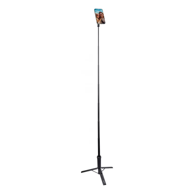 Selfie-Stick-Stativ InLine 48091 mit Bluetooth-Fernbedienung – ausziehbarer Smartphone-Halter