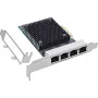 InLine Quad Gigabit Netzwerkkarte, 4x RJ45 2,5 Gbit/s, PCIe x4, inkl. LP-Blende