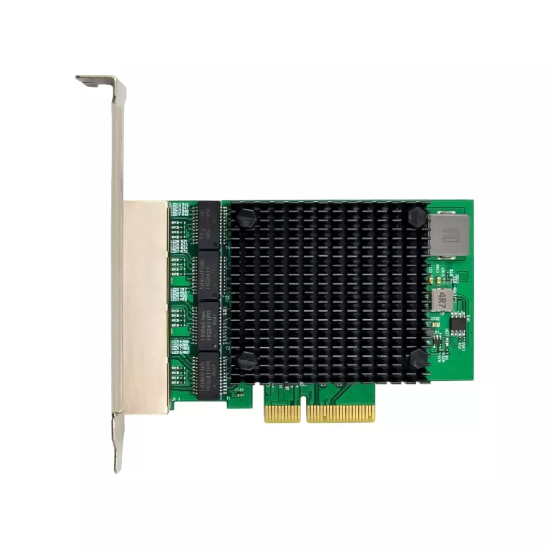 InLine Quad Gigabit Netzwerkkarte, 4x RJ45 2,5 Gbit/s, PCIe x4, inkl. LP-Blende