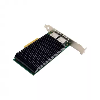 InLine Dual 10-Gigabit Netzwerkkarte, 2x RJ45 10Gb/s, PCIe x8, inkl. LP-Halterung