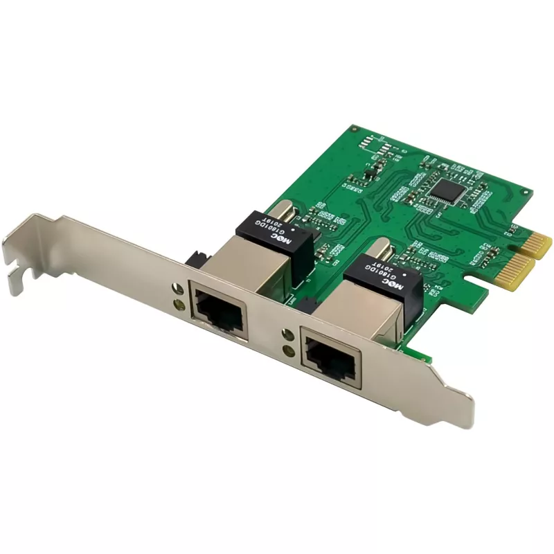 Netzwerkkarte InLine 51128K Dual Gigabit 2x RJ45 PCIe x1