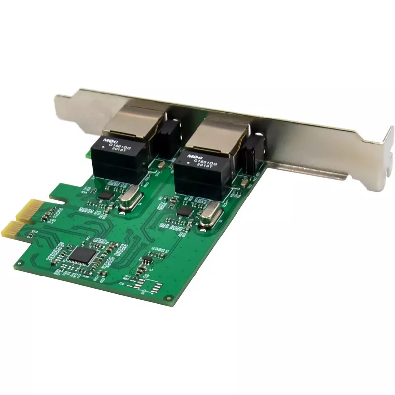 Netzwerkkarte InLine 51128K Dual Gigabit 2x RJ45 PCIe x1