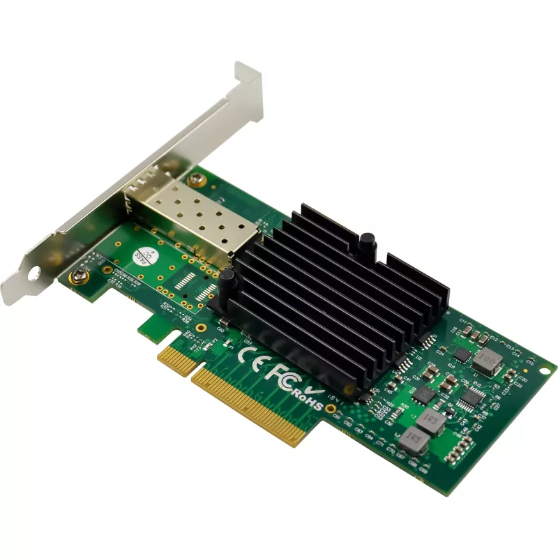 InLine 10 Gigabit Netzwerkkarte, 1x SFP+, PCIe x8, inkl. Low-Profile-Blende