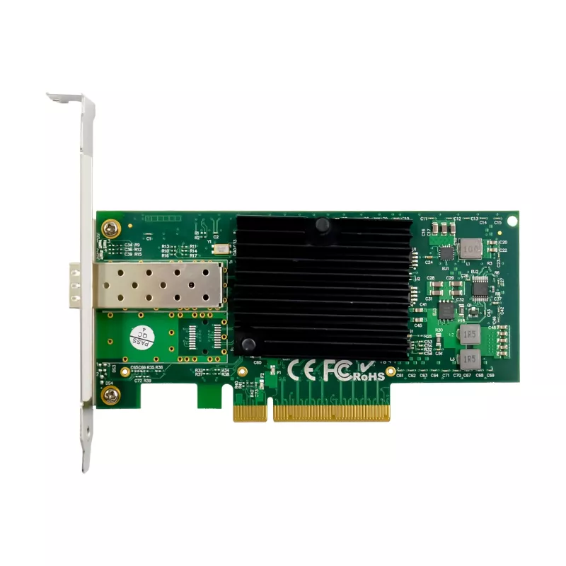 InLine 10 Gigabit Netzwerkkarte, 1x SFP+, PCIe x8, inkl. Low-Profile-Blende