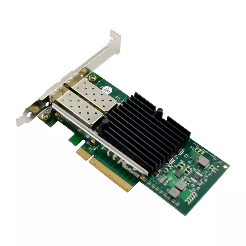 InLine Dual 10 Gigabit Netzwerkkarte, 2x SFP+, PCIe x8, inkl. LP-Blende
