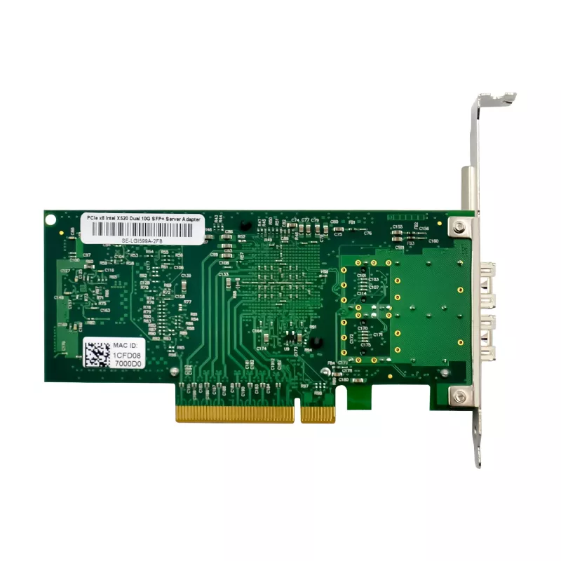 InLine Dual 10 Gigabit Netzwerkkarte, 2x SFP+, PCIe x8, inkl. LP-Blende