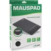 InLine Mauspad mit Handgelenkauflage, Textil, schwarz