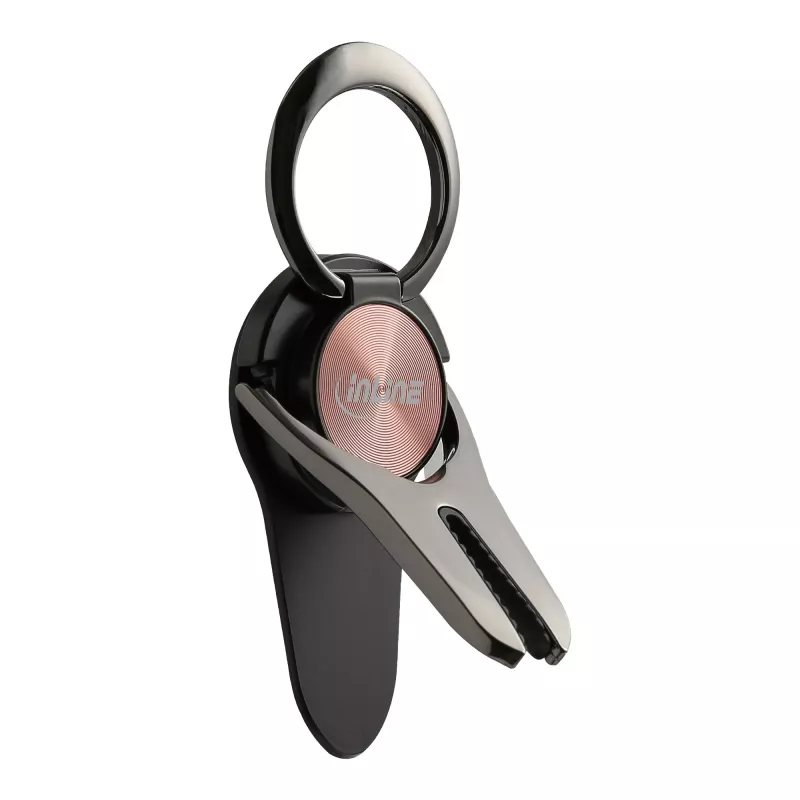 InLine Smartphone 3-in-1 Autohalterung, Ständer, Fingerhalter, roségold
