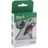 InLine Smartphone 3-in-1 Autohalterung, Standfuß, Fingerhalter, schwarz
