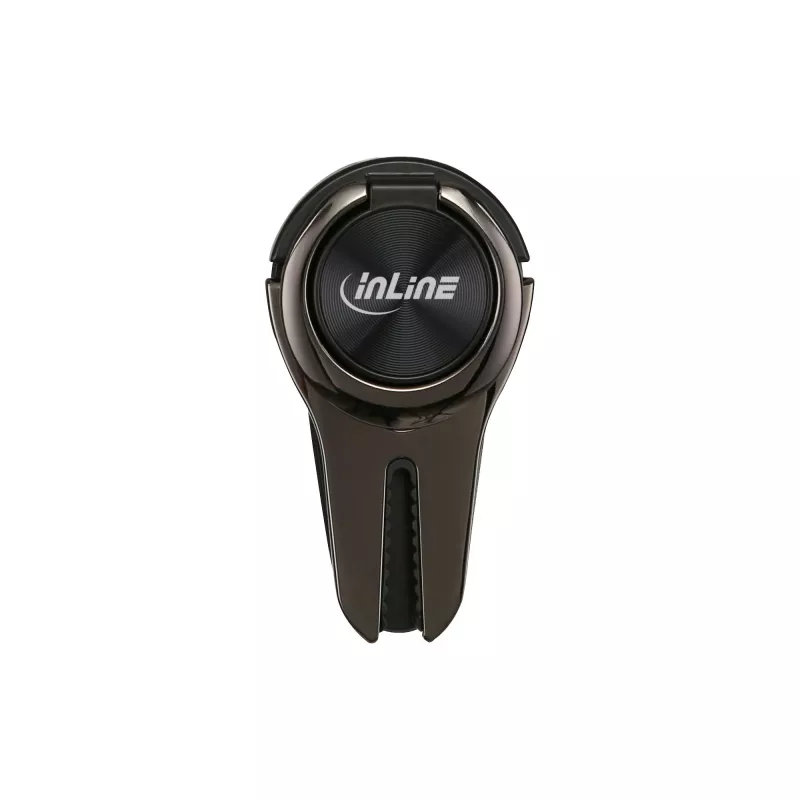 InLine Smartphone 3-in-1 Autohalterung, Standfuß, Fingerhalter, schwarz