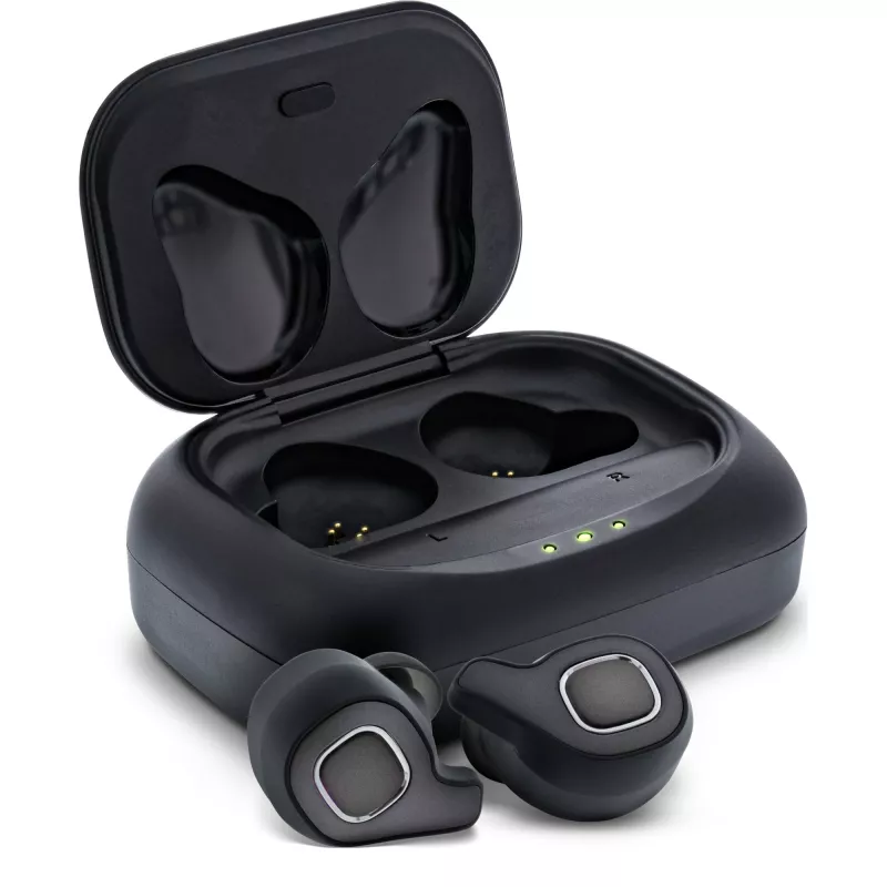 InLine PURE Air TWS, Bluetooth In-Ear-Kopfhörer mit Qi-Case Powerbank