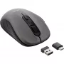 InLine Maus 3-in-1, Bluetooth + 2x 2,4 GHz, 5 Tasten, optisch, grau/schwarz