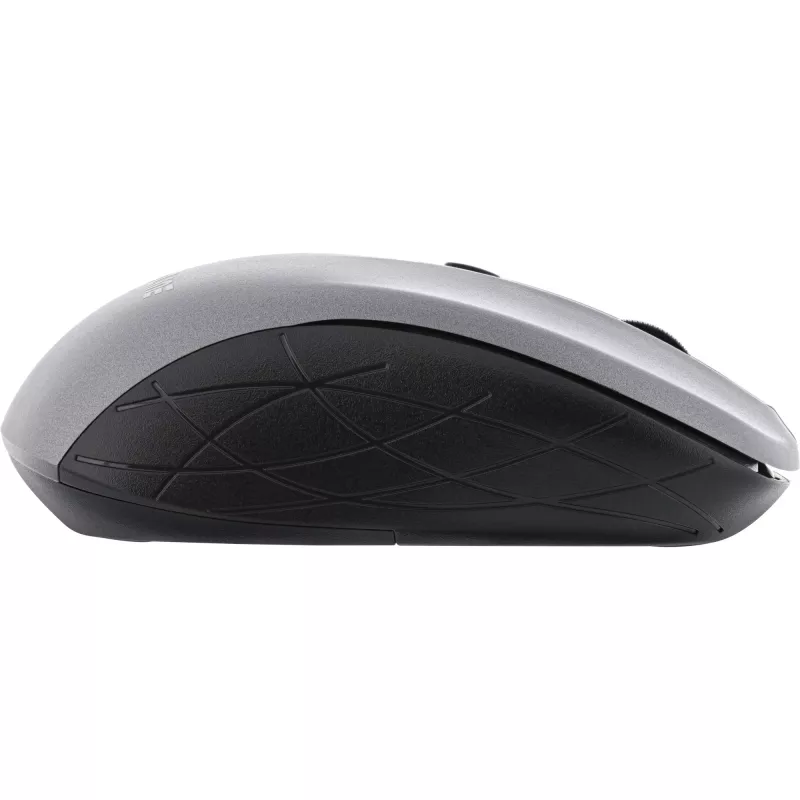 InLine Maus 3-in-1, Bluetooth + 2x 2,4 GHz, 5 Tasten, optisch, grau/schwarz