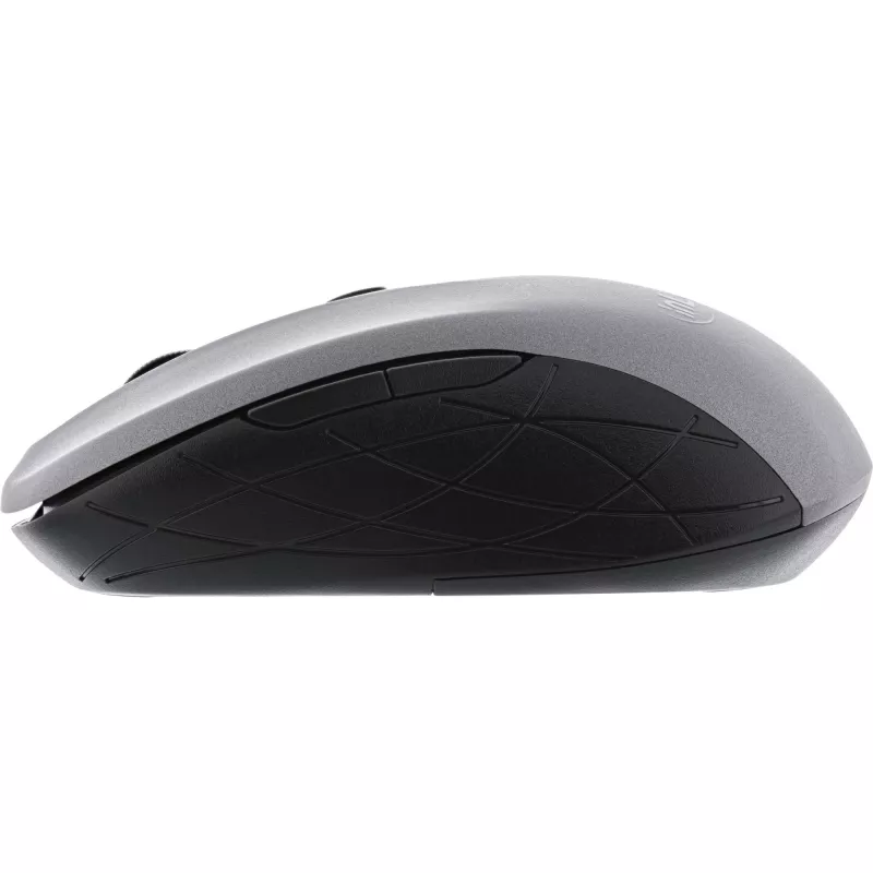 InLine Maus 3-in-1, Bluetooth + 2x 2,4 GHz, 5 Tasten, optisch, grau/schwarz