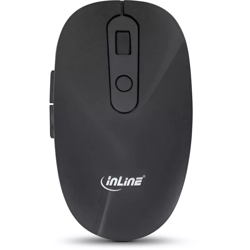 InLine Design Desktop-Set, USB 2,4 GHz, max. 1600 dpi, schwarz, DEUTSCH