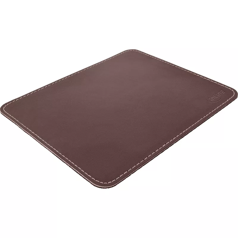 InLine Mauspad Premium PU-Leder 255x220x3mm braun