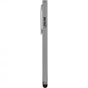InLine Stylus, Stift für Touchscreens von Smartphone & Tablet, silber