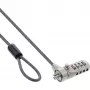 InLine Notebook-Sicherheitsschloss mit Zahlenkombination 4,4 mm x 2 m