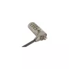 InLine Notebook-Sicherheitsschloss mit Zahlenkombination 4,4 mm x 2 m
