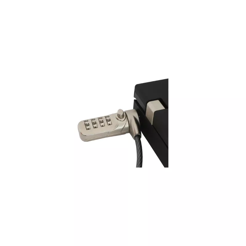 InLine Notebook-Sicherheitsschloss mit Zahlenkombination 4,4 mm x 2 m