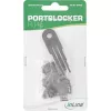 InLine RJ45-Portblocker, Starterset mit 10 Blockern und Schlüssel, schwarz